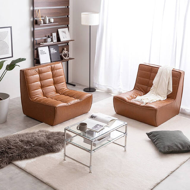 PVCレザーソファ(2点セット) Silencio (シレンシオ)