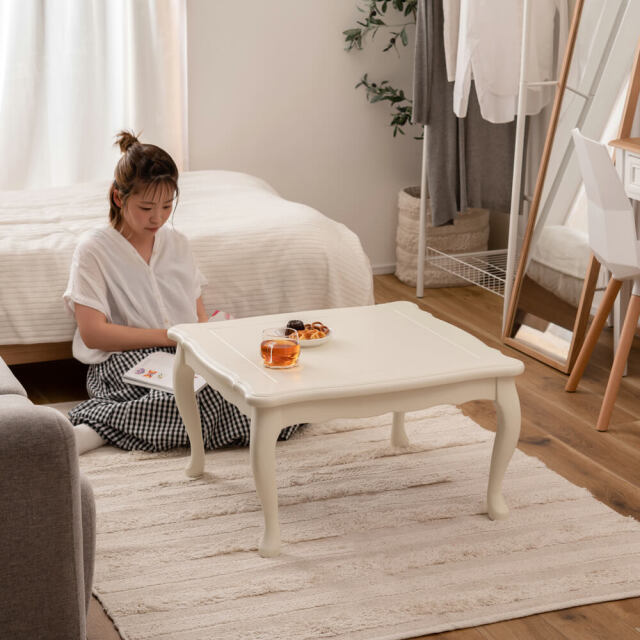 Debel（デベル） 猫脚こたつテーブル 正方形タイプ