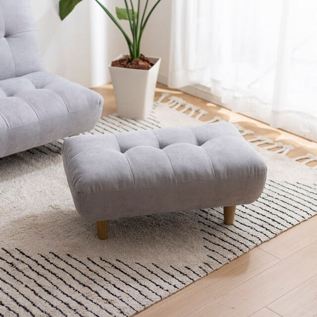 ★unico★LOWEY オットマン グレー ウニコ LOWEY オットマン グレー ウニコ LOWEY オットマン グレー