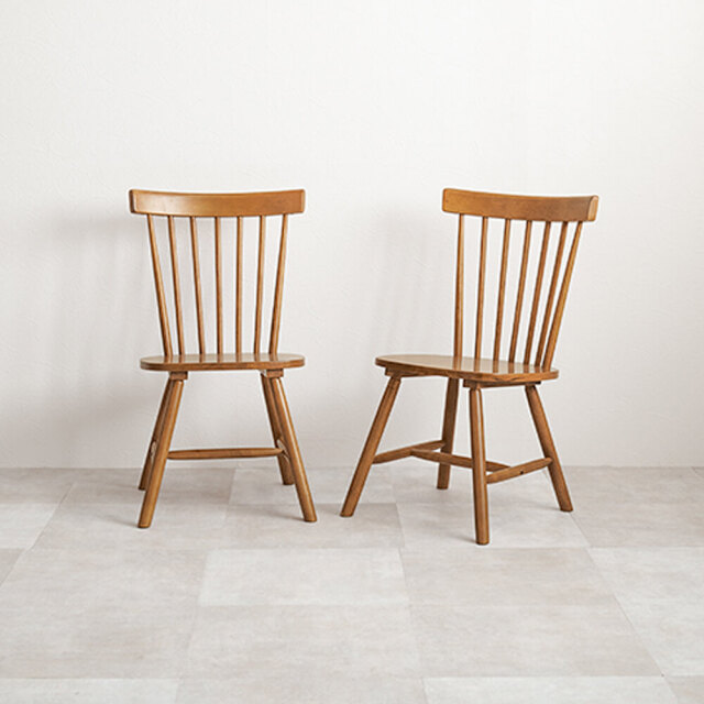 alondra (ヒバリ) ダイニングチェア (2脚セット)