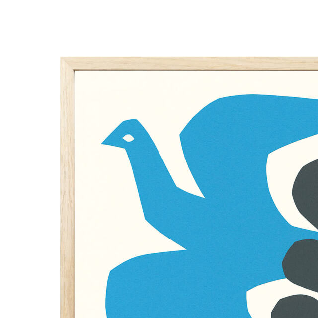 YUYA BLUE BIRD アートポスター（フレーム付き） YUYA（ユウタ） BLUE BIRD アートポスター（フレーム付き）