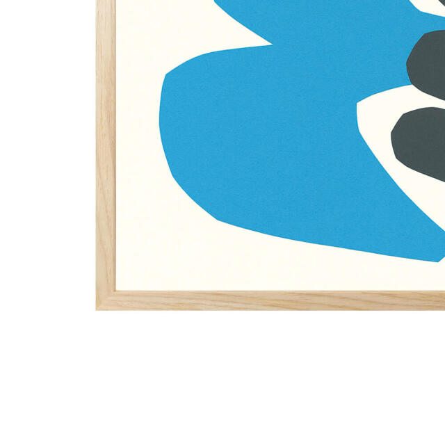 YUYA（ユウタ） BLUE BIRD アートポスター（フレーム付き）