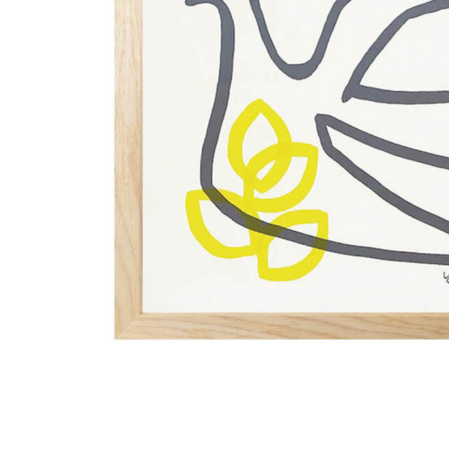 YUYA（ユウタ） 希望の鳥 アートポスター（フレーム付き）