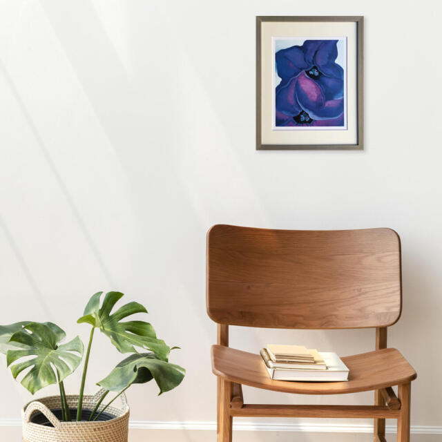 Black and Purple Petunias/オキーフ/ポスター Georgia O'Keeffe（ジョージア オキーフ） PURPLE PETUNIAS 1925