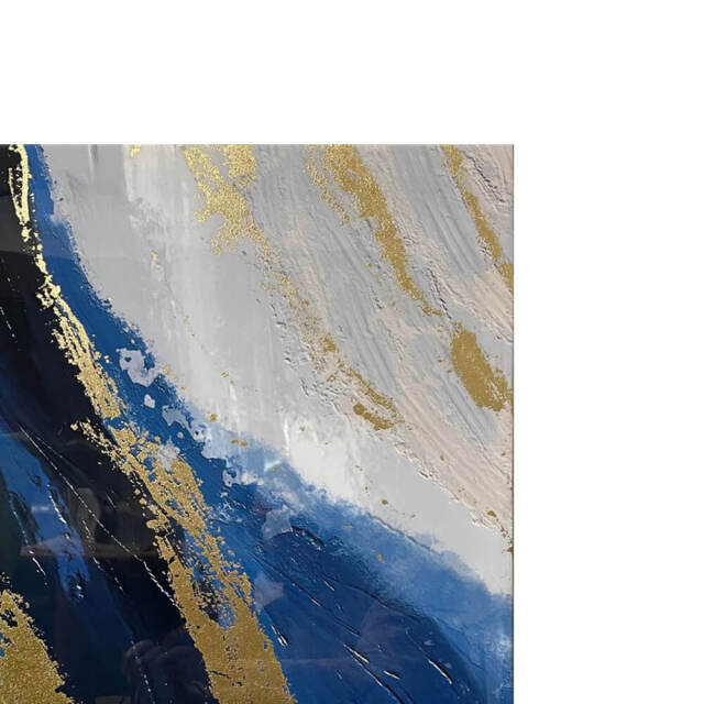 Luce Canvas Art（ルーチェ キャンバスアート） Orange gold blue