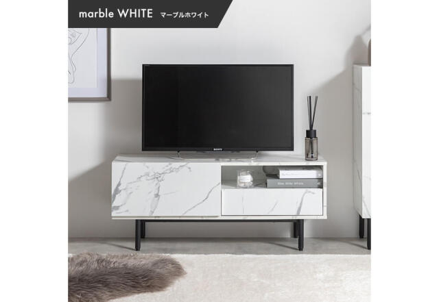 Gante（ガンテ） マーブル調テレビボード