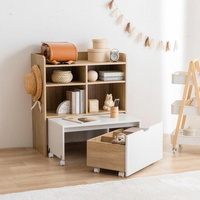 Seele（ゼーレ） マルチ収納デスク付きランドセルラック