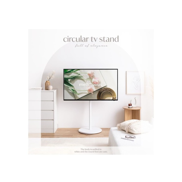 キャスター付きテレビスタンド