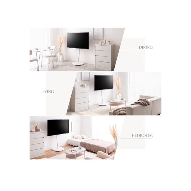 キャスター付きテレビスタンド