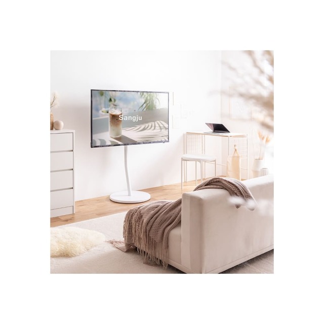 キャスター付きテレビスタンド