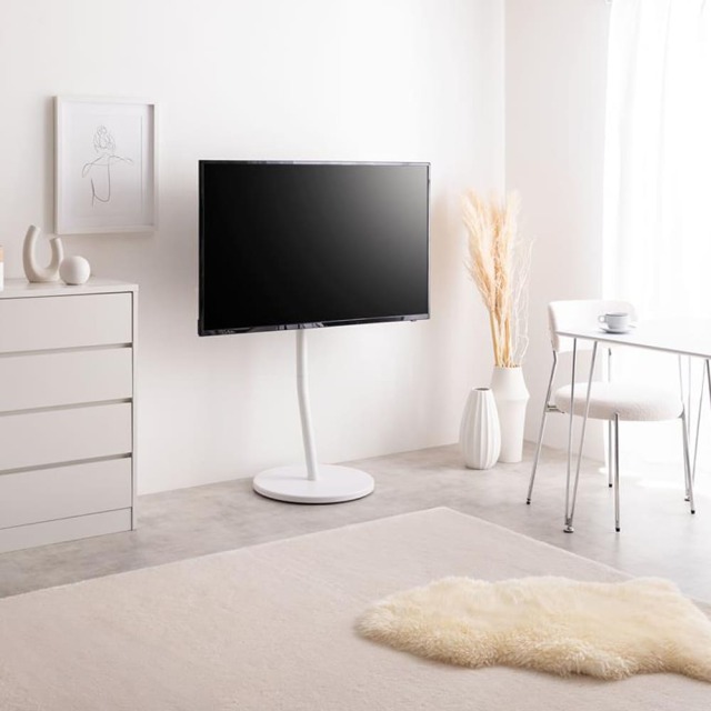 キャスター付きテレビスタンド