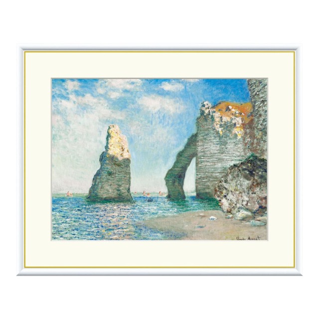Claude Monet 風景画 装飾フレーム付き 絵画