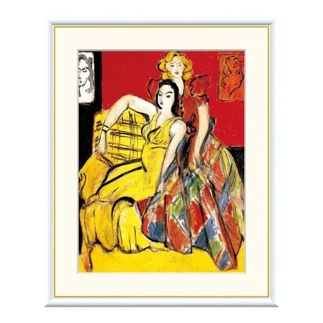 Henri Matisse（アンリ マティス） 二人の少女、黄色いドレスと
