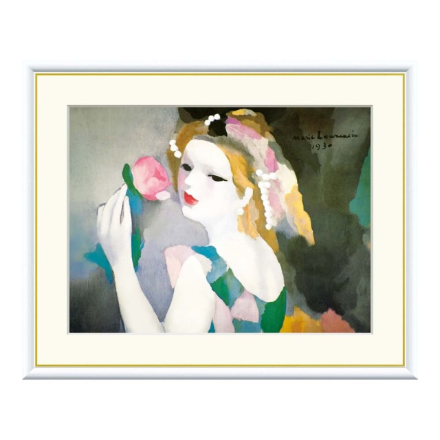 マリー・ローランサン 「バラの女」ポスター Marie Laurencin Marie Laurencin（マリー ローランサン） バラの女 アートポスター