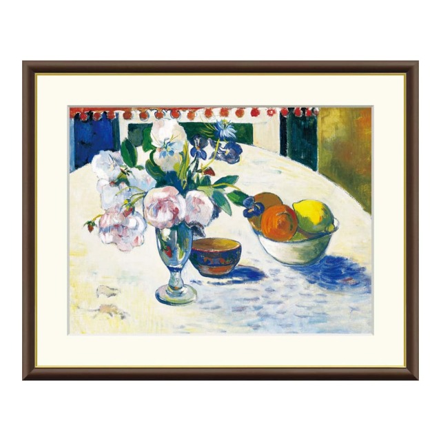 ゴーギャン、【青いアイリスとオレンジとレモン】、希少な画集画 Paul Gauguin（ポール ゴーギャン） 青いアイリスとオレンジとレモン