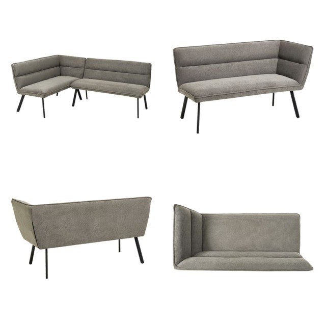 ダイニングソファ２点セット（左肘）