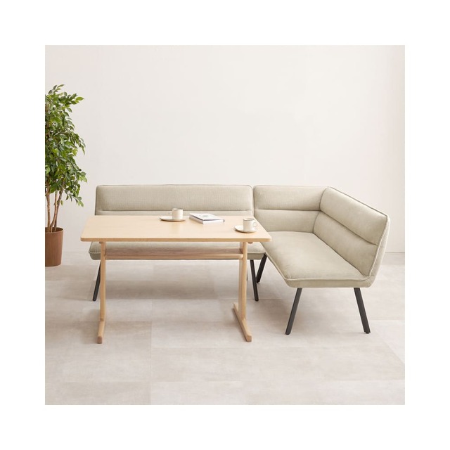 ダイニングソファ２点セット（左肘）