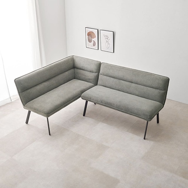 ダイニングソファ２点セット（左肘）