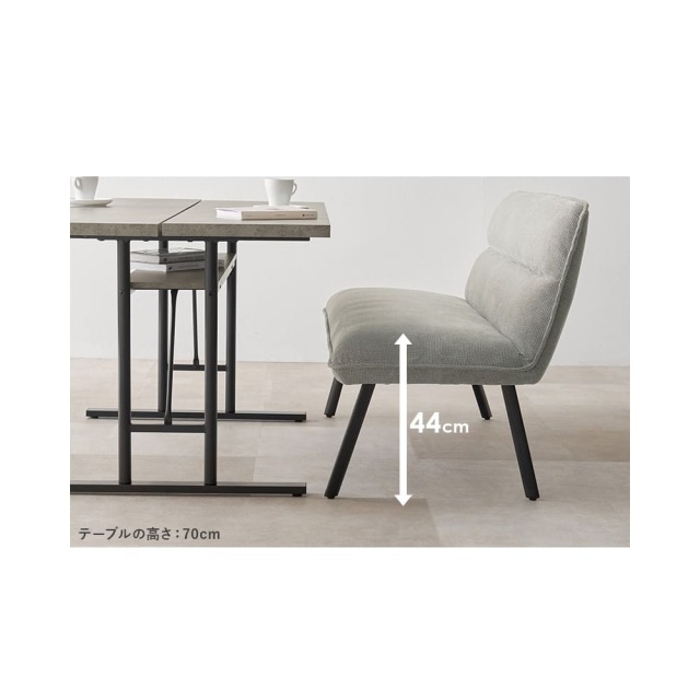 ダイニングソファ２点セット（左肘）