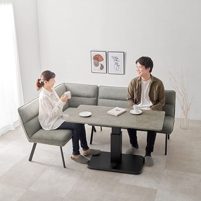 ダイニングソファ２点セット（左肘）