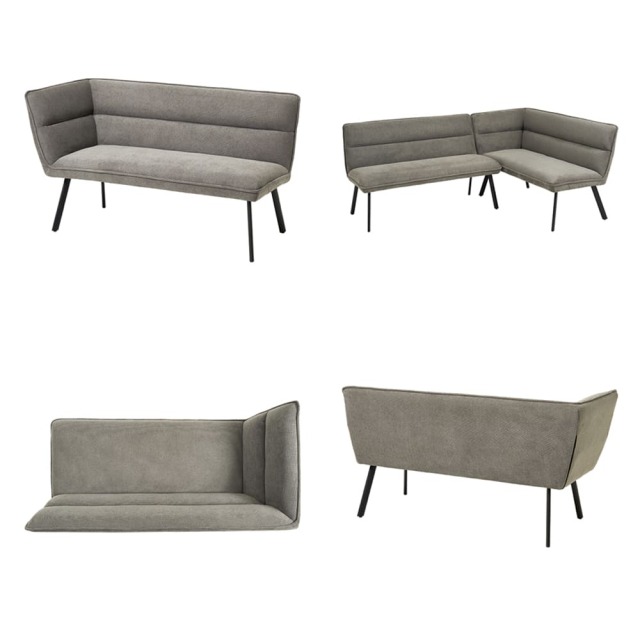 ダイニングソファ２点セット（右肘）