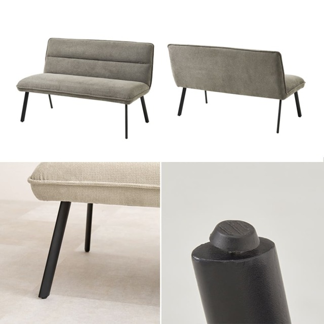 ダイニングソファ２点セット（右肘）