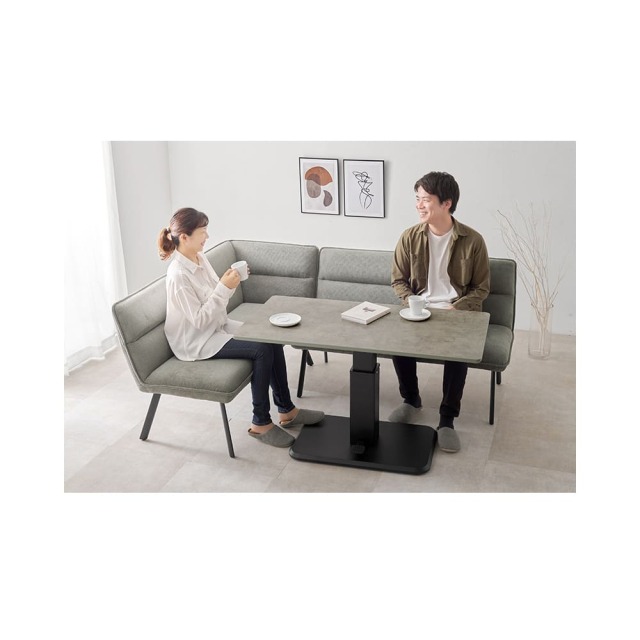 ダイニングソファ２点セット（右肘）