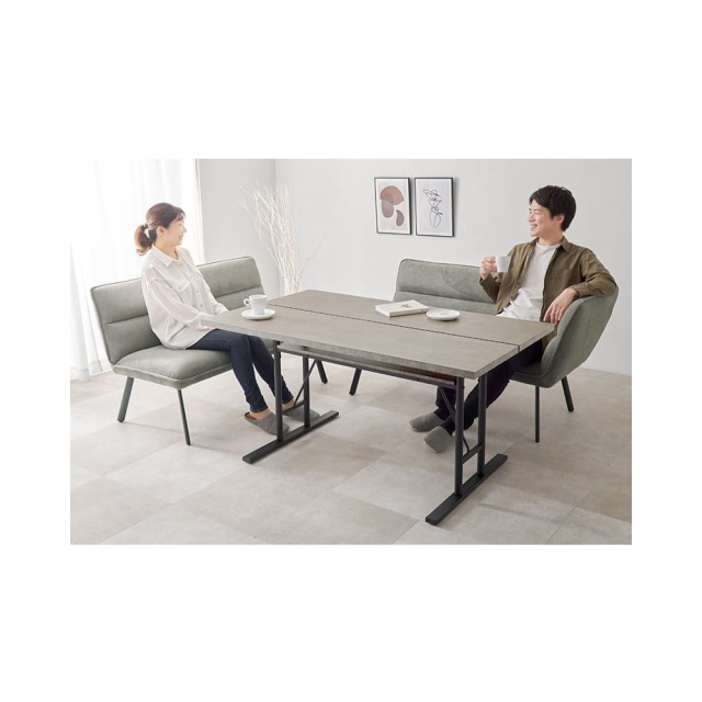 ダイニングソファ２点セット（右肘）