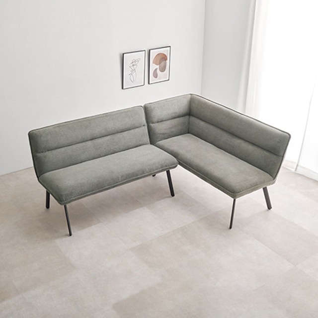 ダイニングソファ２点セット（右肘）