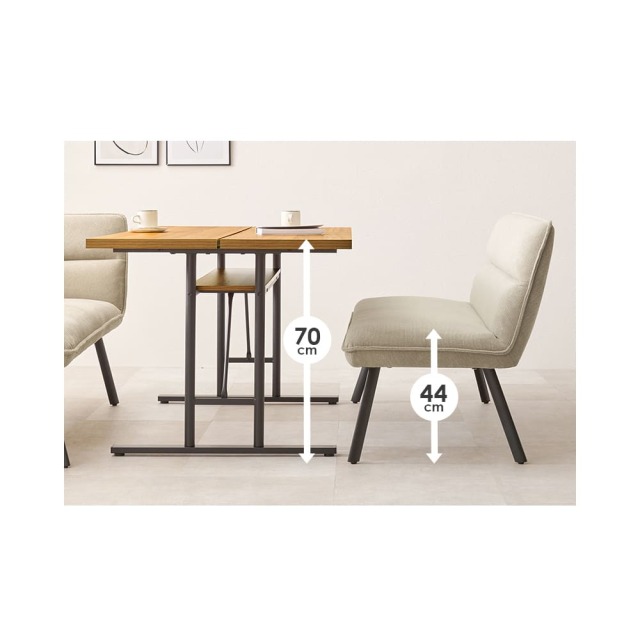 ダイニング３点セット（右肘）