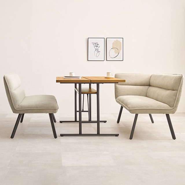 ダイニング３点セット（右肘）