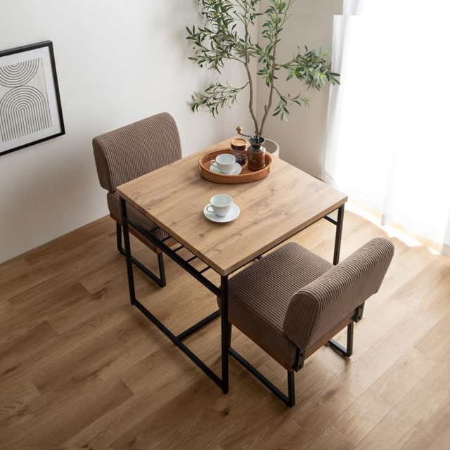 Ace（エース） 棚付きダイニングテーブル 正方形タイプ