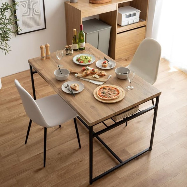 Ace（エース） 棚付きダイニングテーブル 長方形タイプ