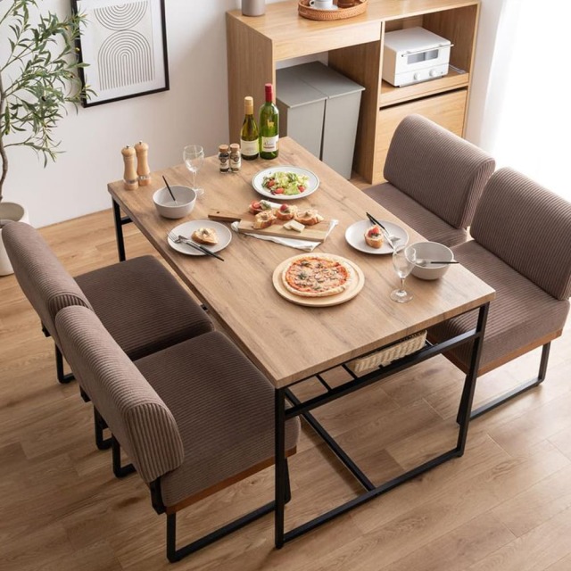 出品① マキアート　ダイニング　テーブルx1 & チェアx2 セット 出品① マキアート ダイニング テーブルx1 & チェアx2 セット HAGiHARA