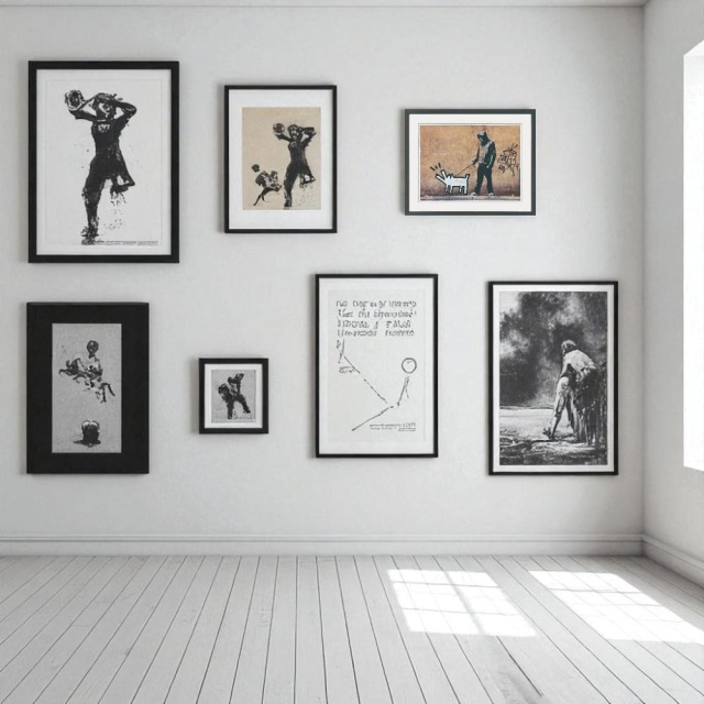 【額縁付き】 Banksy バンクシー A2ポスター 11 額縁付き] バンクシー「Banksy Collection II」アートポスター