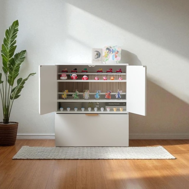 収納ワゴン付きキャビネット