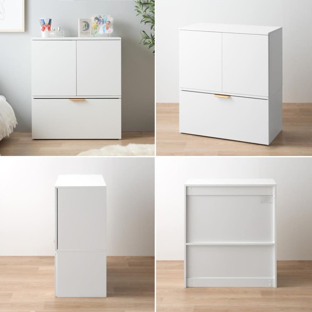 収納ワゴン付きキャビネット