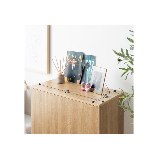 収納ワゴン付きキャビネット