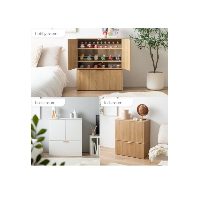 収納ワゴン付きキャビネット