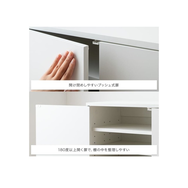 収納ワゴン付きキャビネット