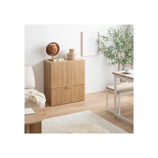 収納ワゴン付きキャビネット