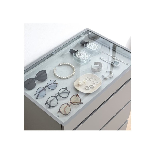 ショーケース付きチェスト