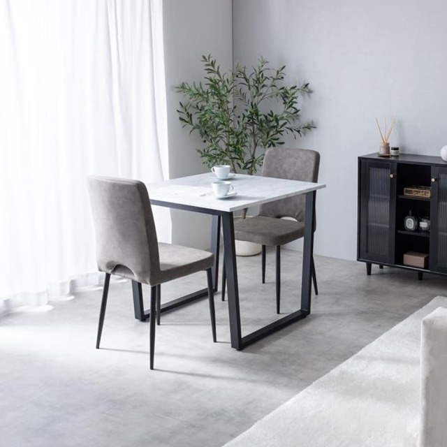 Terre (テール) ダイニングテーブル + チェア2脚 幅80cmタイプ