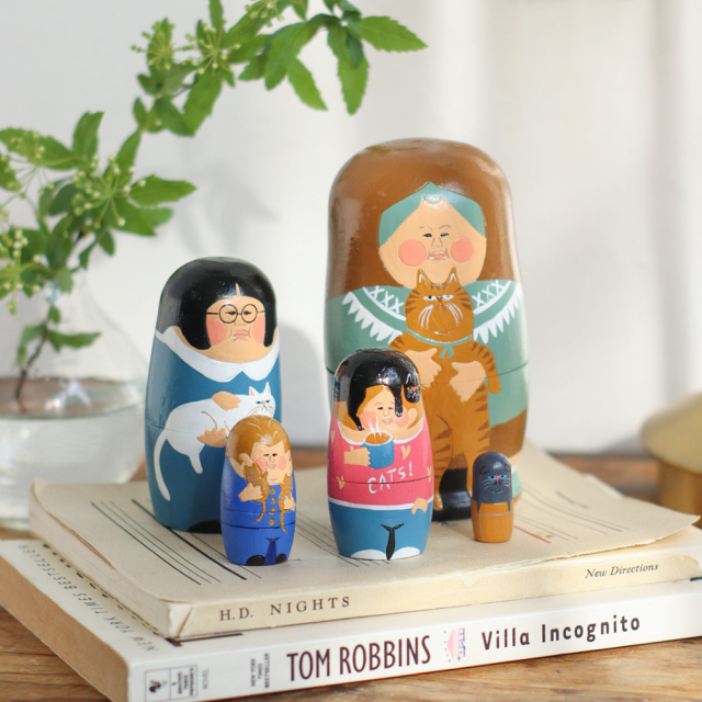 NOOKs（ヌークス） マトリョーシカ ねこLOVER