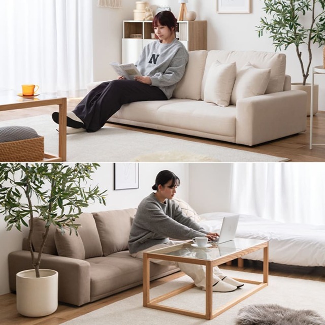Shkuran（シュクラン）2.5人掛けローソファ