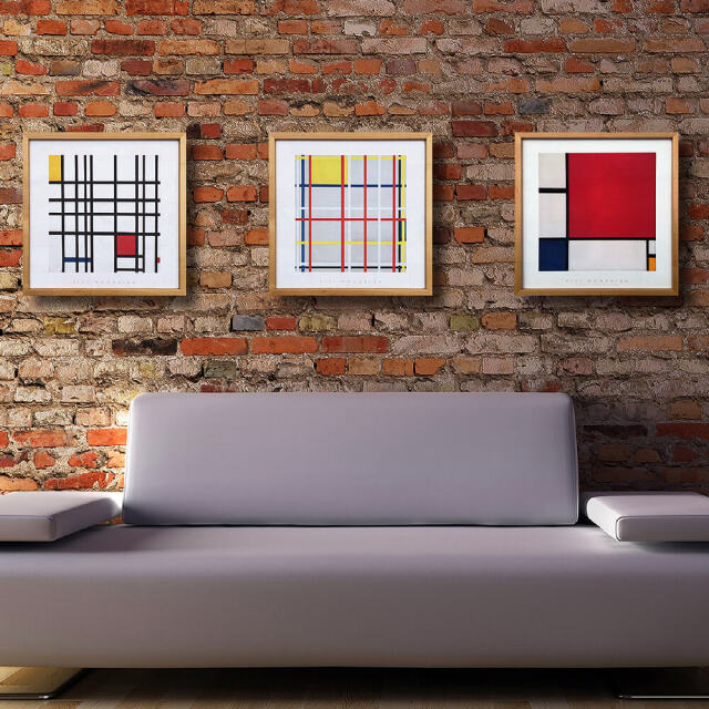 Piet Mondrian（ピエト モンドリアン） Composition with Red