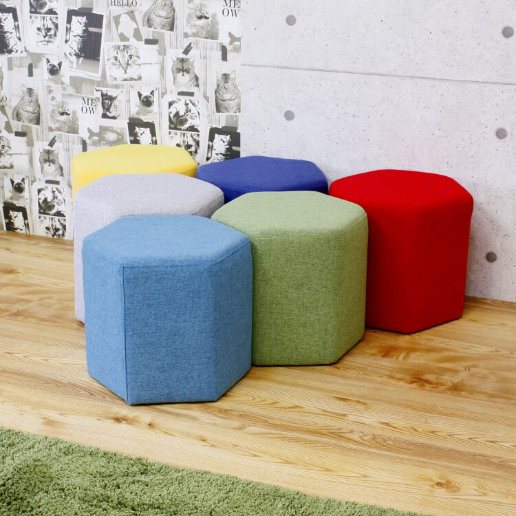 Hex（ヘクス） カラースツール 六角形タイプ