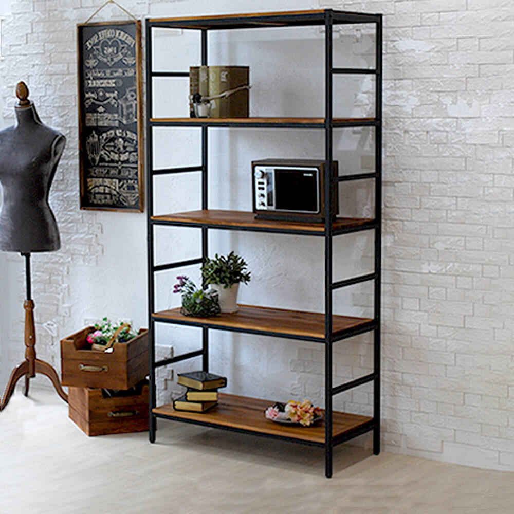 Ivaru（イヴァル）ウッドラック5段タイプ　幅86/奥行40