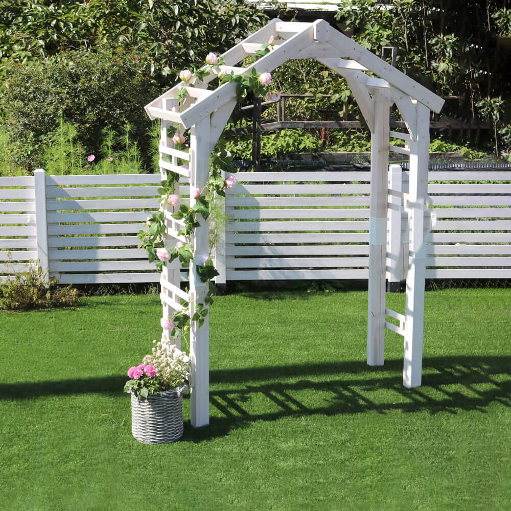 木製三角アーチ ガーデンアーチ 木製アーチ ガーデン（56） 楽天市場】天然木製三角アーチ アーチ単品 花 ガーデン DIY アーチ