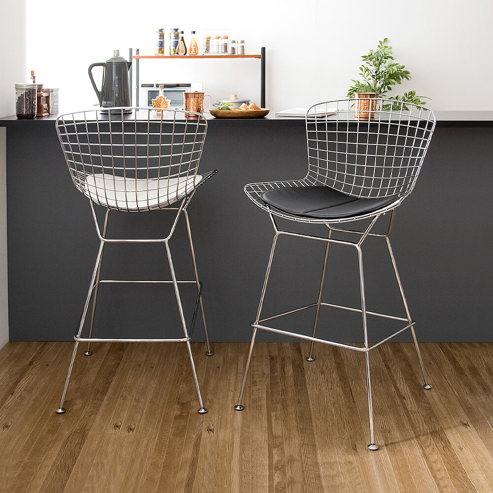 Harry Bertoia（ハリー・ベルトイア）ワイヤーハイスツール